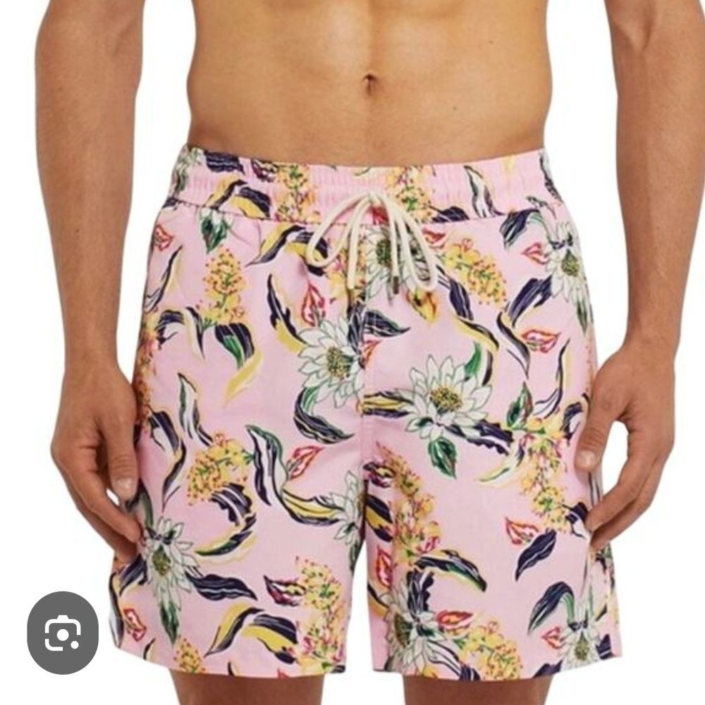 Polo Ralph Lauren Traveler Lotus Paradise Swim Trunks Size Large